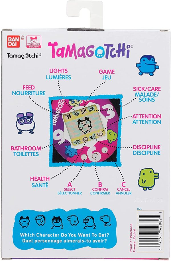 TAMAGOTCHI Original- Purple-Pink Clock Digital pet, Multicolor - Image 4