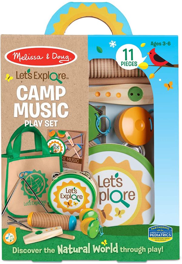 Melissa & Doug Let's Explore Camp Music Play Set - Image 8