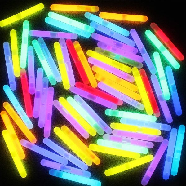 144 Easter Glow Eggs with 288 Mini Glow Sticks for Kids Glow-in-The-Dark Easter Basket Stuffers Fillers Gift, Easter Eggs Hunt Game Party Favors Classroom Decorations Supplies - Image 2