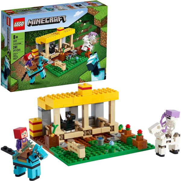 LEGO Minecraft The Horse Stable 21171 Building Kit; Fun Minecraft Farm Toy for Kids, Featuring a Skeleton Horseman; New 2021 (241 Pieces) - Image 5