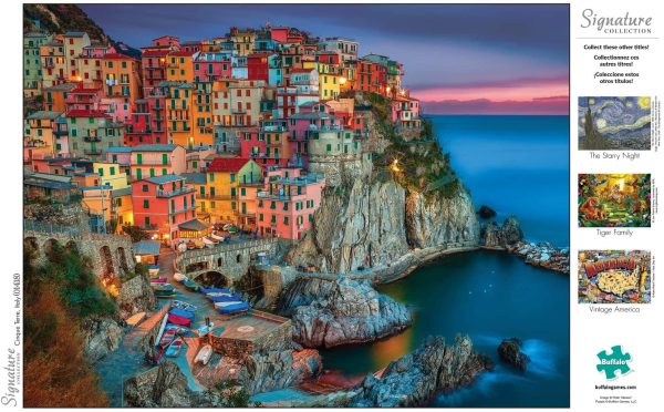 Buffalo Games 1418 Signature Series Cinque Terre, 1000-Piece Jigsaw Puzzle