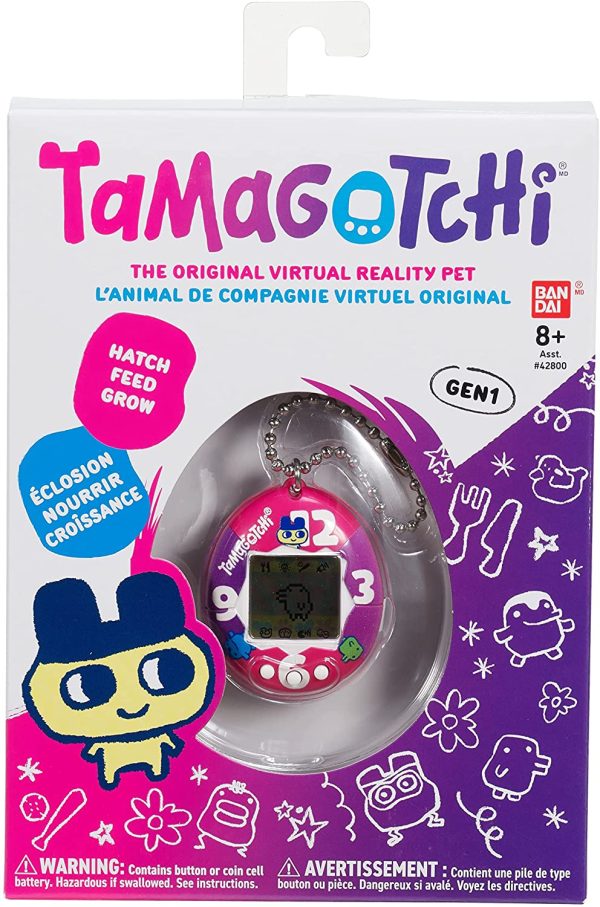 TAMAGOTCHI Original- Purple-Pink Clock Digital pet, Multicolor - Image 2