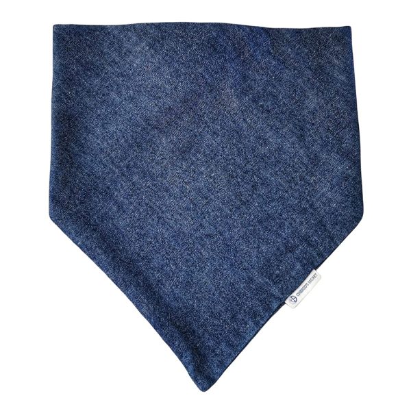 Denim Dog Cat Bandana (Large)