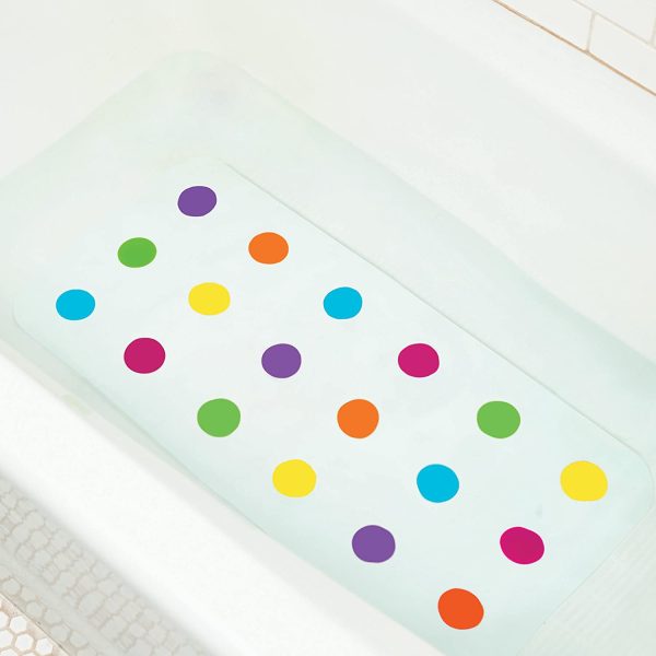 Munchkin Dandy Dots Bath Mat Multi 30.5x14.25 Inch (Pack of 1) - Image 3