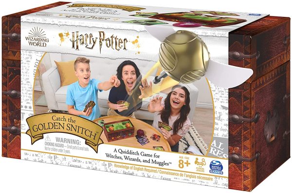 Spin Master Games Harry Potter Catch The Golden Snitch, A Quidditch Board Game for Witches, Wizards and Muggles, Family Game Ages 8 & up, (6059548) - Image 9