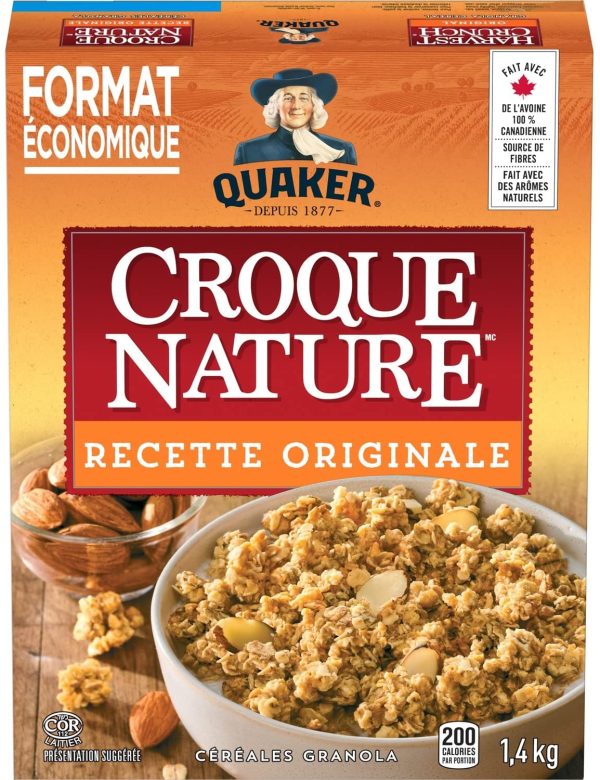 QUAKER HARVEST CRUNCH Original Granola Cereal, 1.4 kg - Image 7