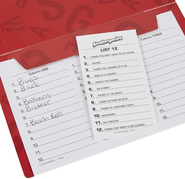 Hasbro Scattergories Board Game - Image 5