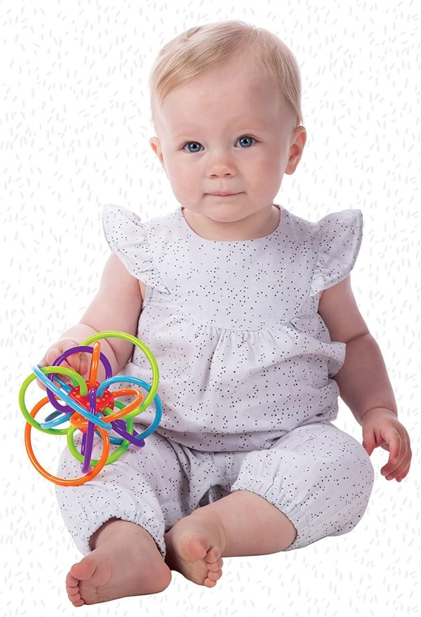 Manhattan Toy Winkel Rattle and Sensory Teether Toy - Image 2