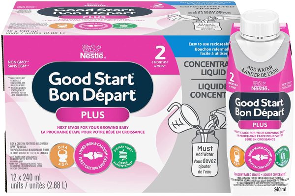 NESTL??GOOD START PLUS 2 Baby Formula, Concentrated Liquid 12 x 240 ml - Image 2