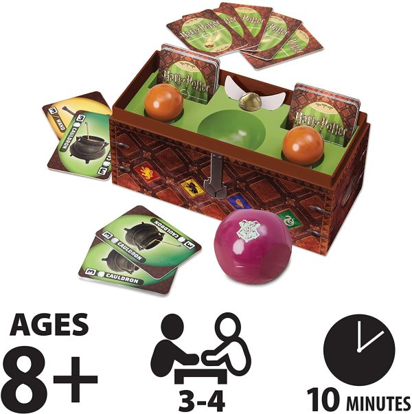 Spin Master Games Harry Potter Catch The Golden Snitch, A Quidditch Board Game for Witches, Wizards and Muggles, Family Game Ages 8 & up, (6059548) - Image 4