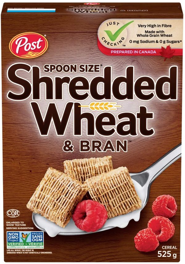 Post Spoon Size Shredded Wheat & Bran Cereal, 525g - Image 7