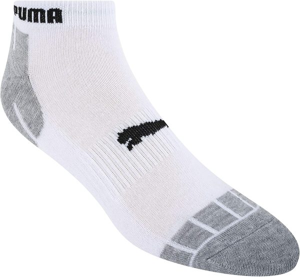 PUMA mens 6 Pack Low Cut Socks - Image 3