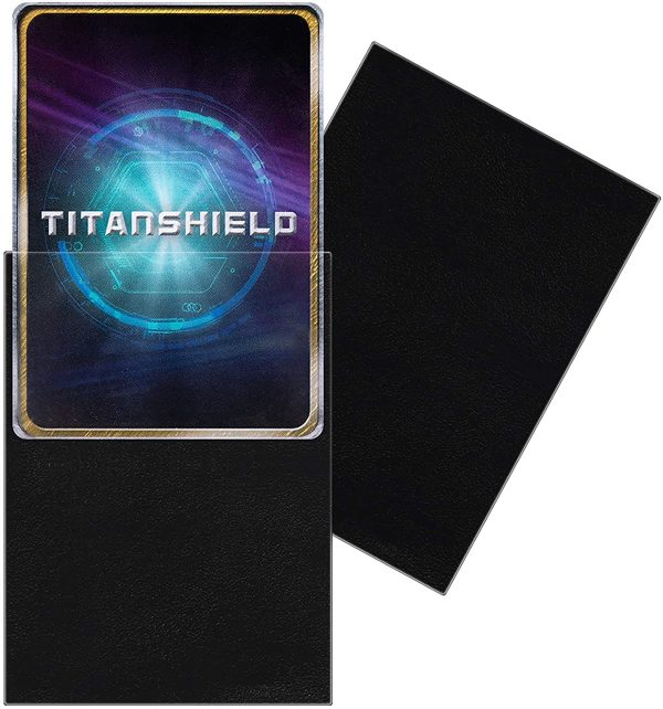 TitanShield (150 Sleeves/Black Standard Size Board Game Trading Card Sleeves Deck Protector for Baseball, Dropmix - Image 4