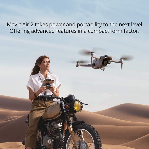 Mavic Air 2 - Drone Quadcopter UAV with 48MP Camera 4K Video 8K Hyperlapse 1/2" CMOS Sensor 3-Axis Gimbal 34min Flight Time ActiveTrack 3.0 Ocusync 2.0, Gray - Image 2