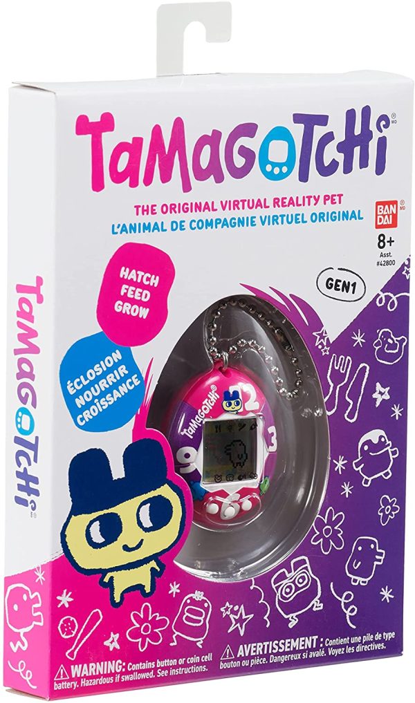 TAMAGOTCHI Original- Purple-Pink Clock Digital pet, Multicolor - Image 7