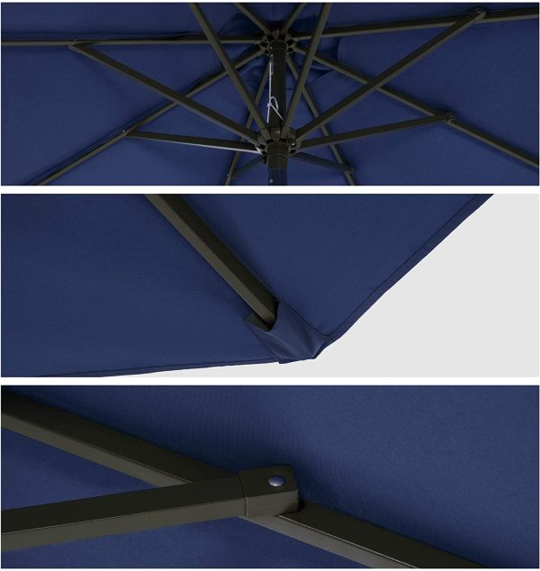 SONGMICS Patio Umbrella, Outdoor Table Umbrella, Sun Shade for Garden Balcony - Image 3