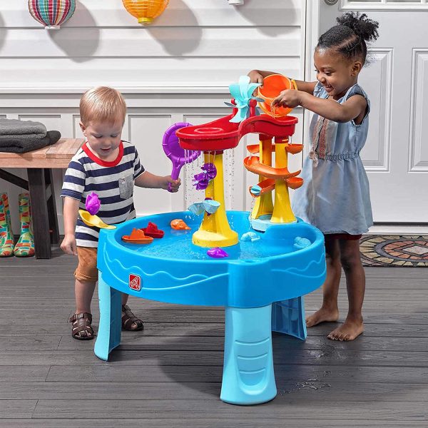 Step 2 Archway Rain Showers Splash Pond Water Table, Kids Water Play Table with 13-Pc Accessory Set, 18 months, Holds up to 4 Gallons - Image 6