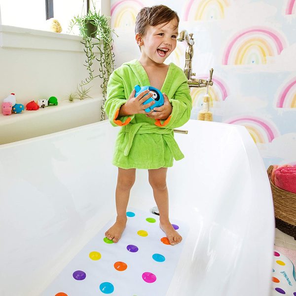 Munchkin Dandy Dots Bath Mat Multi 30.5x14.25 Inch (Pack of 1) - Image 7