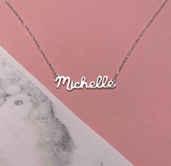 Personalized Name Necklace - Silver Name Necklace - Gold Mama Necklace - Custom Name Necklace - Gift for Her - Christmas Gift - Image 8