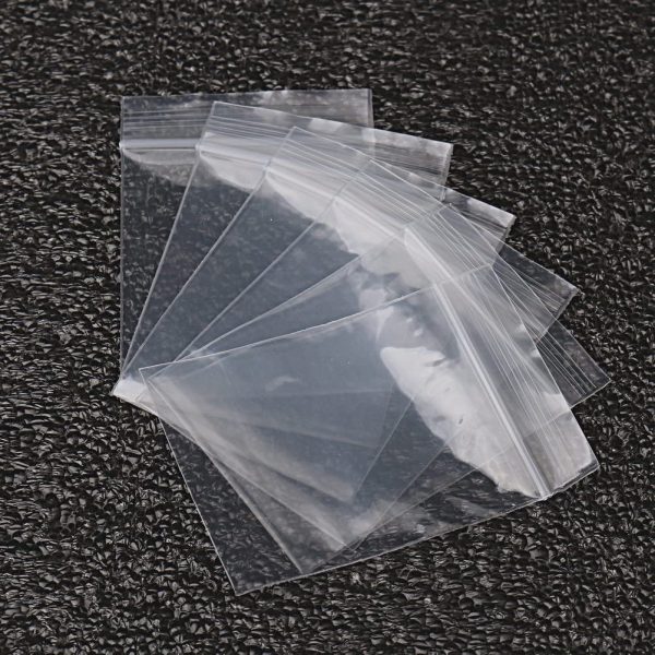 SUMAJU 100 Pieces Clear Ziplock Bags,Resealable Zipper Poly Bags Zip Lock Bag Storage for jewelry - Image 4