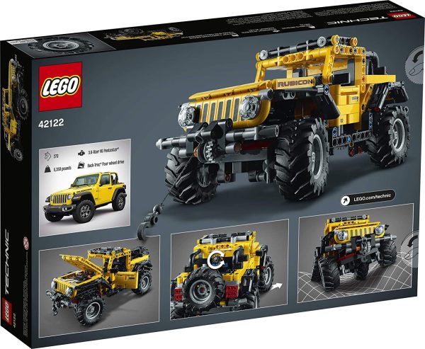 LEGO Technic Jeep Wrangler 42122; an Engaging Model Building Kit for Kids Who Love High-Performance Toy Vehicles, New 2021 (665 Pieces) - Image 7