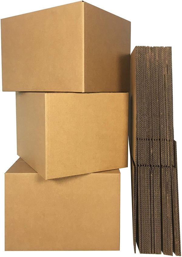 uBoxes Moving Boxes Bundle of 18"x14"x12" (Medium Boxes - Pack of 20)