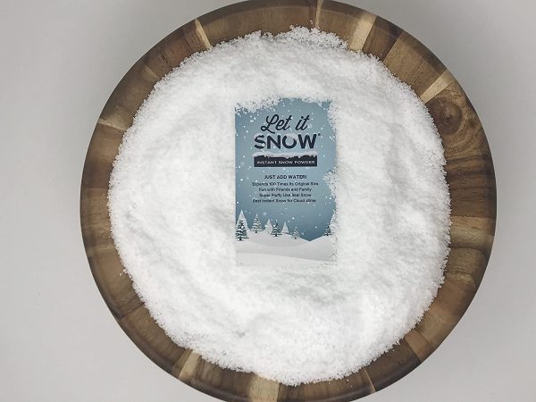 Let it Snow Instant Snow Powder for Slime - Premium Fake Snow for Cloud Slime and Holiday Snow Decorations - Made in The USA - Image 3