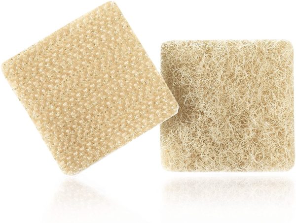 VELCRO Brand Sticky Back | Hook and Loop Fasteners | Keep Things Organized and Connected | 7/8in | 12 Squares, Beige - Image 2