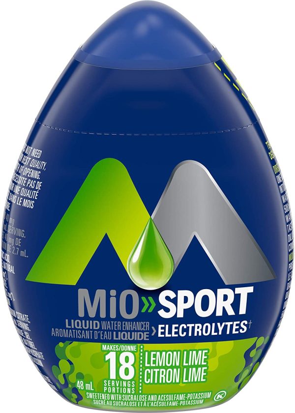 Sport Lemon Lime Electrolyte Liquid Water Enhancer, 48mL - Image 2