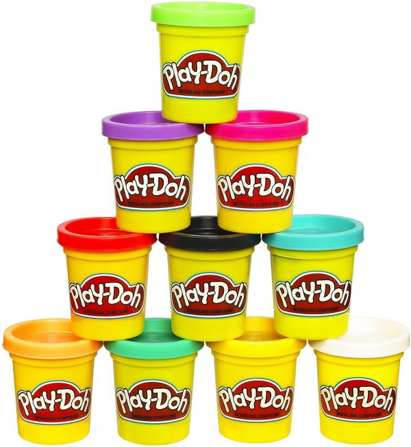 Play-Doh Modeling Compound 10-Pack Case of Colors, Non-Toxic, Assorted, 2 oz. Cans, Ages 2 and up, Multicolor (Amazon Exclusive) - Image 8