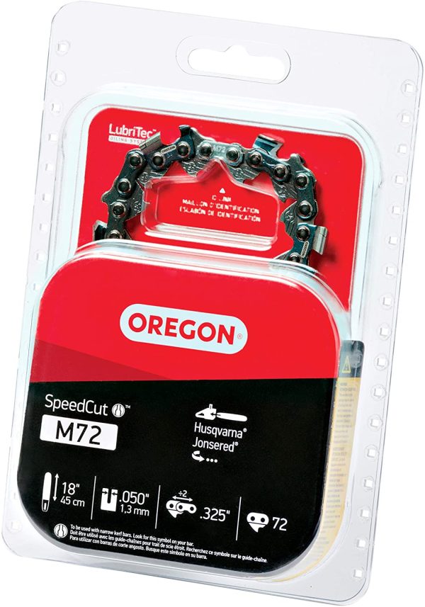 Oregon M72 SpeedCut Chainsaw Chain for 18-Inch Bar -72 Drive Links ?M?fits Husqvarna, Dolmar, Jonsered and more - Image 3