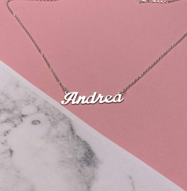 Personalized Name Necklace - Silver Name Necklace - Gold Mama Necklace - Custom Name Necklace - Gift for Her - Christmas Gift - Image 9