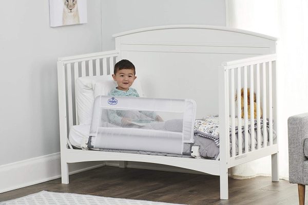 Regalo Swing Down Crib Rail, White - Image 4