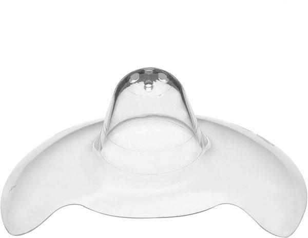 Medela Contact Nipple Shield for Breastfeeding, 16mm Nippleshield, For Latch Difficulties or Flat or Inverted Nipples, 2 Count with Carrying Case, Made Without BPA - Image 2