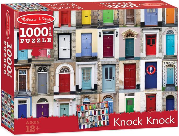 Melissa and Doug Knock Knock Cardboard Jigsaw Puzzle (Durable Cardboard, for Kids 12 and Up, 1,000 Pieces, 73.66 cm L x 58.42 cm W) - Image 5