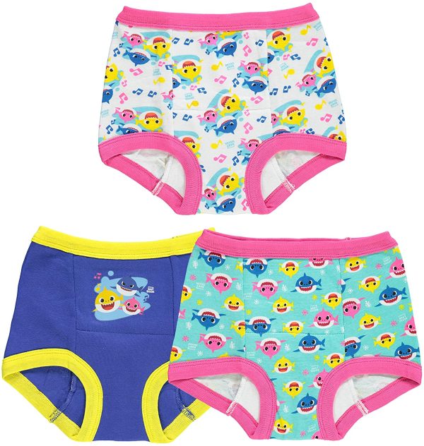 Baby Shark girls Potty Training Pant Multipacks - Image 3