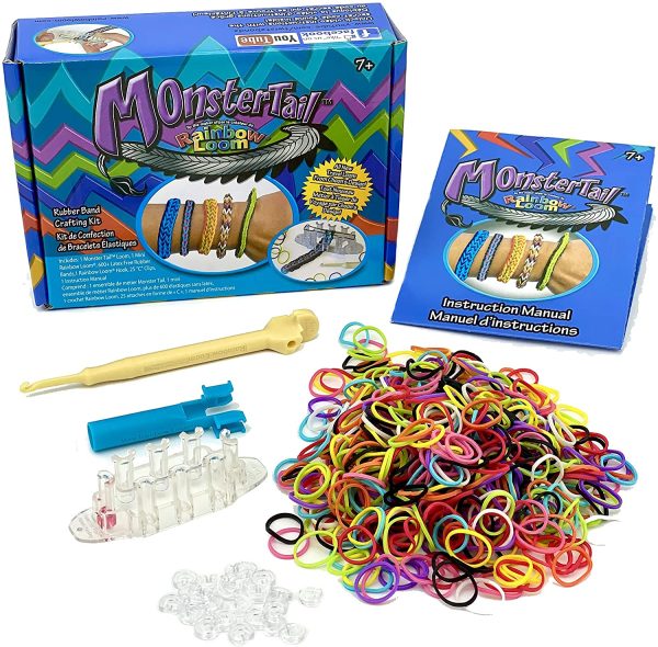 Rainbow Loom Monster Tail Mini Bracelet, One Color - Image 6