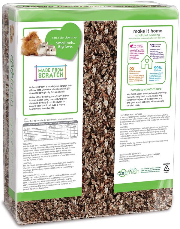 Carefresh Complete Pet Bedding Bedding, Natural. - Image 5