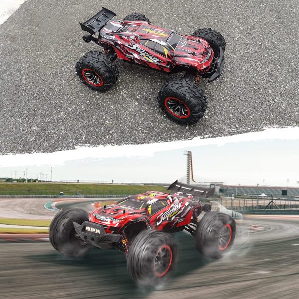 Hosim Brushless RC Cars, 1:10 High Speed 68+ KMH Remote Control Car for Adults Boys, 4WD All Terrains Waterproof Off Road Hobby Grade Fast Monster Trucks - Image 5