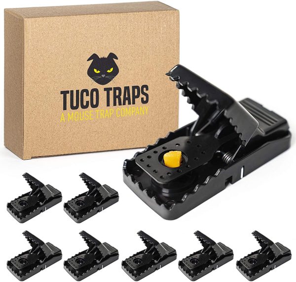 Tuco Traps, Mouse Trap Indoor and Outdoor, Easy Set, Safe and Reusable, Upgraded Mice Traps, 8 Pack - Image 8