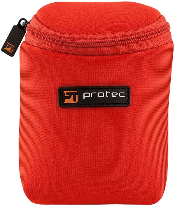 Protec Trumpet 3-Piece Neoprene Mouthpiece Pouch, Red - Image 3