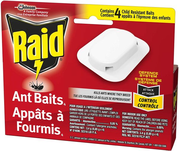 Raid Ant Killer Baits, For Household Use, Child Resistant, 4 Count - Image 5