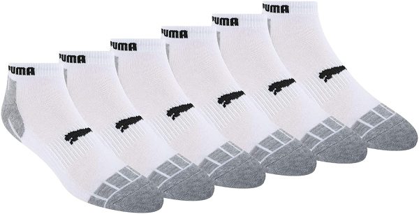 PUMA mens 6 Pack Low Cut Socks - Image 2