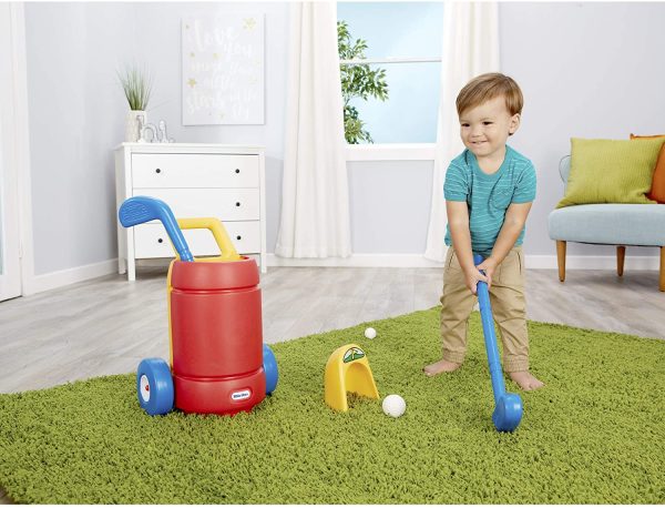 Little Tikes TotSports Easy Hit Golf Set + 3 balls + 2 clubs - Image 2