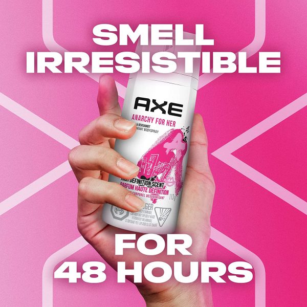 AXE Daily Fragrance Anarchy For Her antibacterial odour protection 113 GR - Image 3