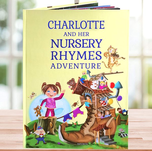 Personalized Nursery Rhymes and Poems Book for Baby, Toddlers, Newborns and Infants. Every Rhyme Includes the Childs Name. Custom Keepsake Gift - Image 3