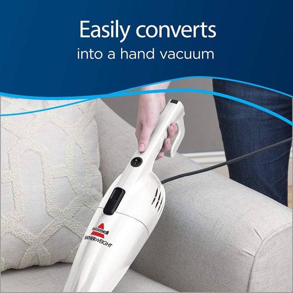 Bissell - Stick Vacuum - Featherweight White - Ultra-lightweight and compact - Versatile Lift-Off Hand Vacuum - 2.1 Amp motor in a 3lb vacuum - Image 4