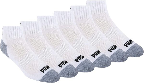 PUMA mens Socks Quarter Cut Socks (Pack of 6) - Image 2