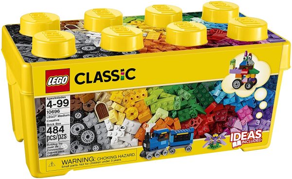 Lego Classic Medium Creative Brick Box 10696 Building Toys for Creative Play; Kids Creative Kit (484 Pieces) - Image 2