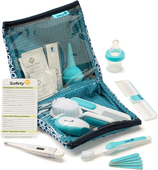 Safety 1st Deluxe Healthcare & Grooming Kit - 25 Pack, Arctic Blue - Image 2